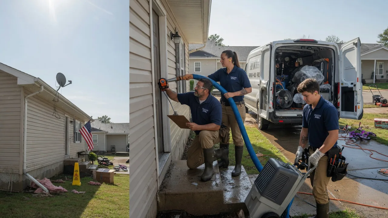 Ceiling Water Damage Restoration in Jessup, PA near me